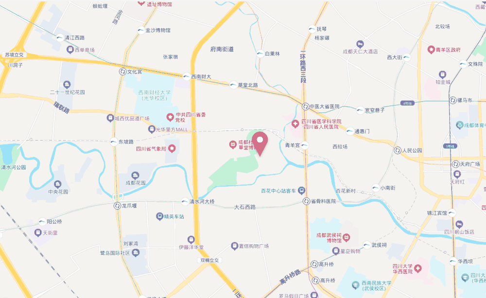 侠客岛里科创园区(浣花岛)位置地图