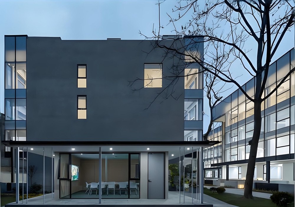 侠客岛里科创园区(浣花岛)外观图